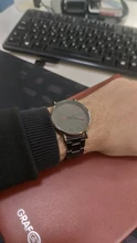 Reloj minimalista de cuarzo para hombre, cronógrafo ultradelgado con cinturón cuero negocios, 2020