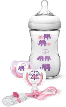 

Philips Avent Elephant Patterned Bottle Gift Set Male /Famale