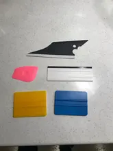 Kit de herramientas de envoltura de película de vinilo para coche, raspador de herramientas de ventana, parabrisas, accesorios para automóvil, 5 uds. Escobillas de coche