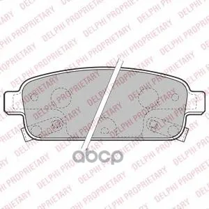 Колодки Тормозные Chevrolet Cruze 09-/Orlando 11-/Opel Astra J 10- Задние Delphi Lp2167 Delphi арт. LP2167