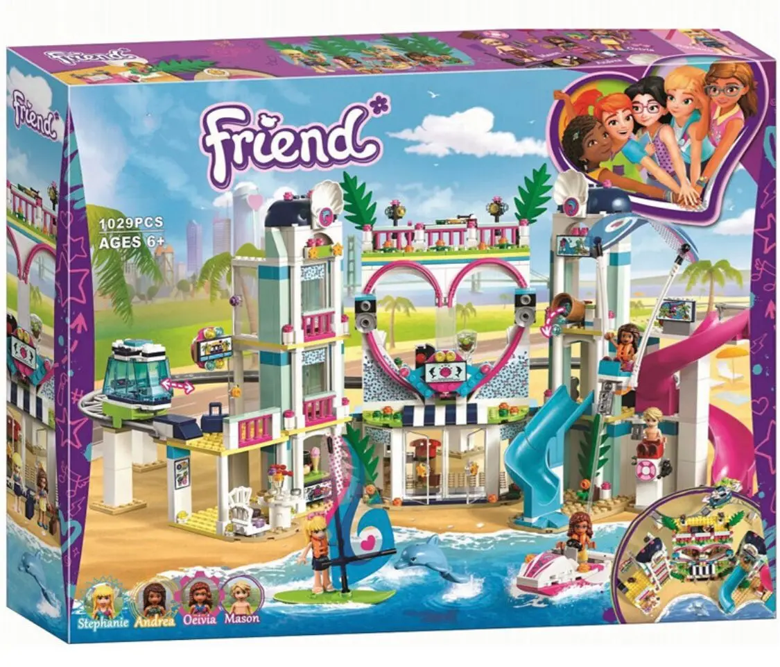 Конструктор 11035 Friends Френдс Курорт Хартлейк-Сити 1029дет |