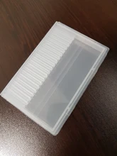 Caja de almacenamiento clara de 10/20/30 ranuras para limas de uñas, contenedor para accesorios de uñas