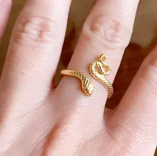 CANNER 925 anillos de plata esterlina para mujeres bonita serpiente apertura redonda anillo de plata 925 de joyería fina minimalista regalo anillos