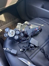 Led Headlamp Torch Flashlight Zoom Rechargeable