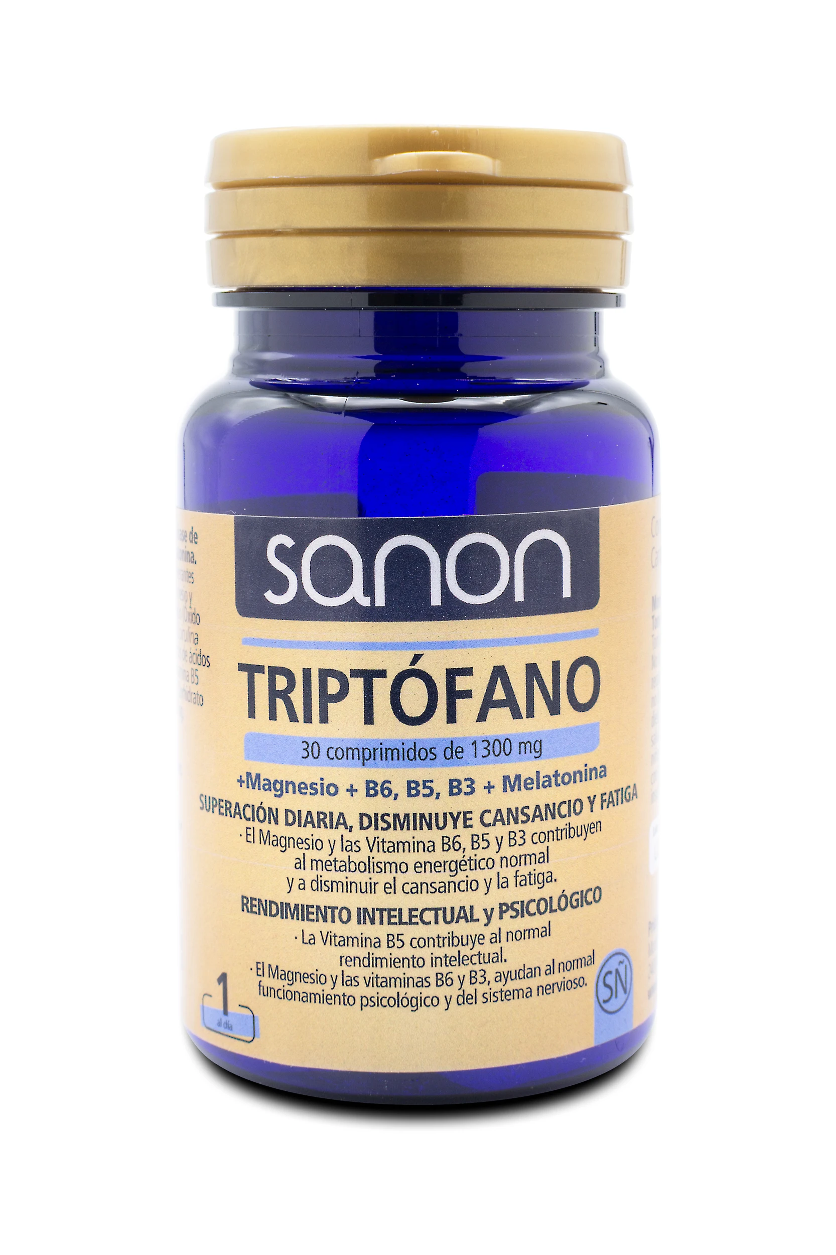 Precio bajo SANON Triptófano+magnesio+vitaminas+melatonina 30 comprimidos de 1300 mg. Estado de ánimo. Desánimo. Vitalidad. gBQLx3WjxdM