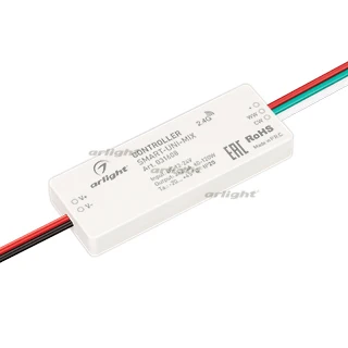 

031608 controller SMART-UNI-MIX (12-24V, 2x2.5A, 2.4g)-1 pc Arlight