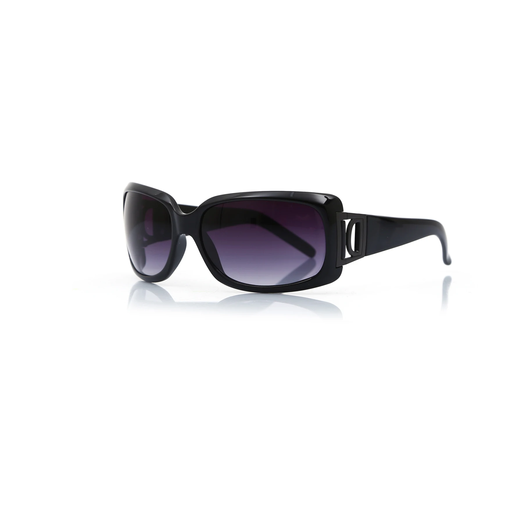 

Women's sunglasses dr 1415 002 bone black organic rectangle rectangular 62-17-118 donato ricci