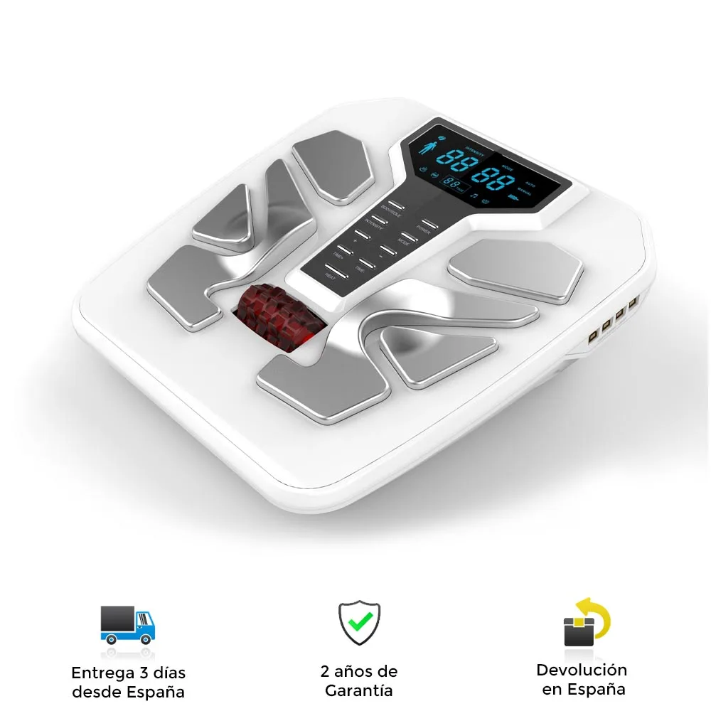 Multifunction electrostimulator, relaxes muscles, relieves tension and