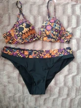 Sexy Swimsuit Bikini-Set Bandeau Push-Up Plus-Size Beach Women Europe Female S--Xxl