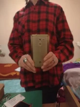 Plaid Shirt Blouse Women Tops Blusas Long-Sleeve Loose Flannel Plus-Size Cotton New-Brand