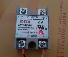 Solid-State-Relay Cover Single-Phase Control White-Shell 10DA 40DA SSR 25DA DC Plastic
