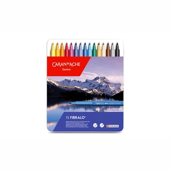 

Set of colored markers carandache fibralo, 15 colors,