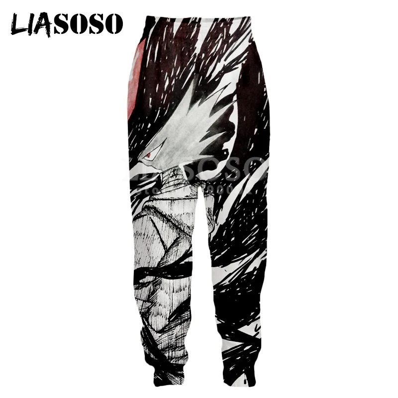 LIASOSO, 3d принт, унисекс, спортивные штаны, аниме, комиксы, Boku No My Hero Academy, повседневные тренировочные штаны, крутые штаны для бега, X2791