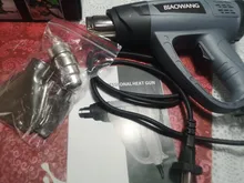 Building-secador de pelo para soldar herramienta de calor con pantalla digital ajustable, pistola de calor de 220V, pistola de calor de buena calidad, pistolas de aire caliente