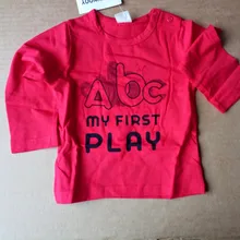 Conjunto de ropa de algodón para recién nacido, camiseta de manga corta con estampado de letras, pantalones informales, trajes para niños pequeños