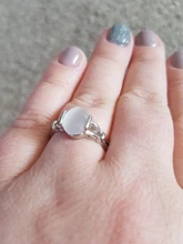 Anillo de Saga Bella Opals de crepuscular, chapado en plata, moda, novedad, película clásica Simple, joyería para mujer, venta al por mayor