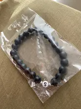 Pulseras de la amistad con cuentas de nombre y letra inicial de A-Z para hombre y mujer, pulsera de cuentas de piedra mate Natural de 8mm, regalos de joyería para pareja