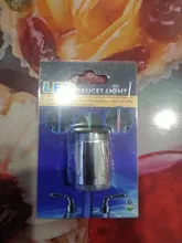 Water-Faucet Light-Up Shower Bathroom Kitchen Tap LED Basin Blue 7-Colors Luminous