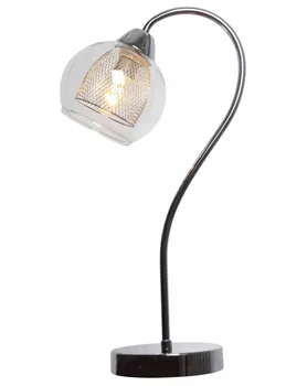 

Table lamp. DESKTOP OR METAL DESK CHROME AND CLEAR GLASS. CHROME COLOR. Light E14 Ref. 13021CH