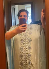 Tunic Women Robe Maxi-Dress Beachwear Kaftan Sarong V-Neck Batwing-Sleeve Lace-Up Indie Folk