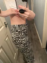 HEYounGIRL-Pantalones elegantes con estampado de cebra para mujer, de cintura alta Capris Harajuku, pantalones de señora informales para oficina, ropa de calle 2021