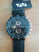 Reloj de pulsera deportivo Para Hombre, cronógrafo de cuero, estilo militar, informal, Moderno, novedad de 2021