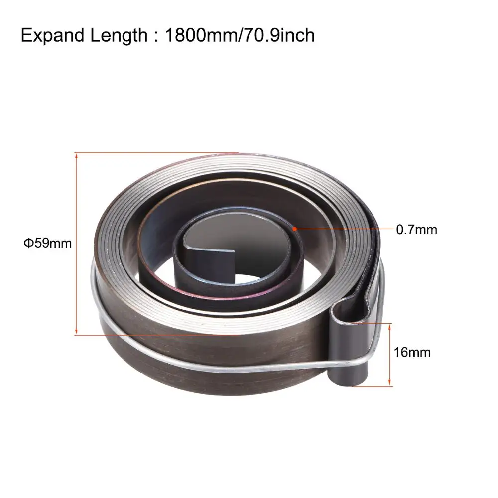 Drill Press Quill Return Springs - 6mm X 0.65mm (Set Of 2)