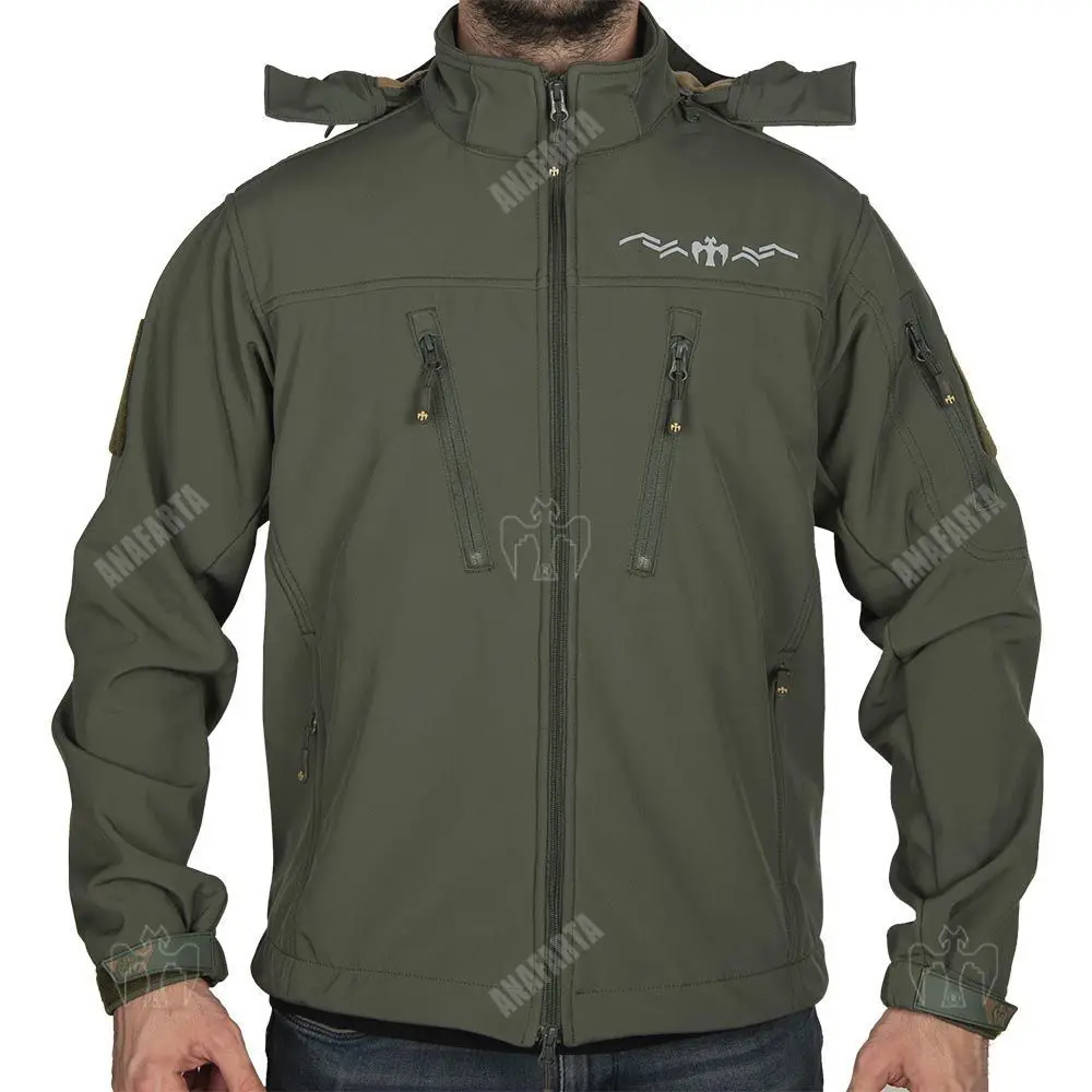 TURKISH TACTICAL JACKET SOFTSHELL GREEN 