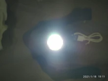 Headlamp Mini Flashlight Torch-Head Usb Rechargeable Portable Have-Battery-Red/white