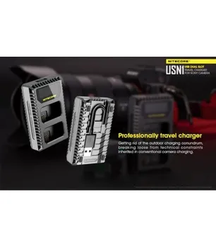 

NITECORE USN1 SONY NP-FW50 DUAL charger (2 batteries 1 USB)
