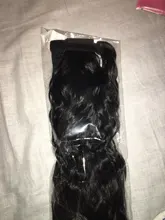 Vigorous-extensiones de cabello sintético con pinza, cabello sintético con cola de caballo ondulada, color marrón degradado