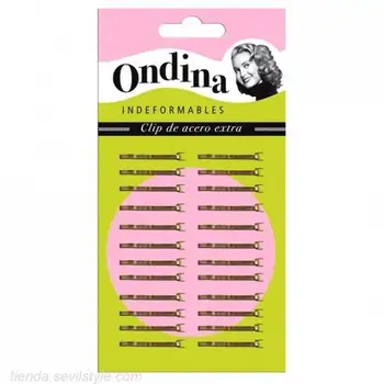 

Eurostil-02879-carton 24 Miniclips 2,5 cm bronze