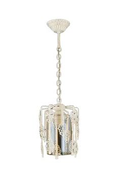 

AVONNI AV-65072-KRM Antique/Black Plated Pendant, E27, Metal, Gl