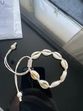 IPARAM-Pulsera de cuerda con conchas para mujer, brazalete de hilo, tobillera, estilo bohemio, vintage, playa, fiesta