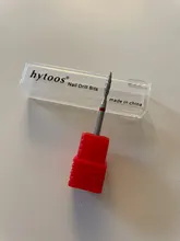 HYTOOS-brocas de diamante de llama de Tornado, cortadores para manicura rotativa de 3/32 pulgadas, accesorios de taladro en espiral, 1 ud.