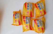 5 uds jabón azufre Shangai acné, Psoriasis 4 las condiciones de la piel seborrea Eczema Anti hongo Perfume mantequilla baño de burbujas 85g