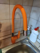 FRAP-grifo flexible de estilo moderno para cocina, mezclador de fregadero, grifos de un solo Mango, color rojo, blanco, negro, agua fría y caliente