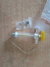 Alimentador de pollos para loros, inyector de jeringa con cabezal de cobre, suministros de alimentación para aves, 10ml