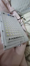 100W LED Floodlight Street-Lamp IP65 Waterproof AC220V 50W Warm Cold RGB 240V