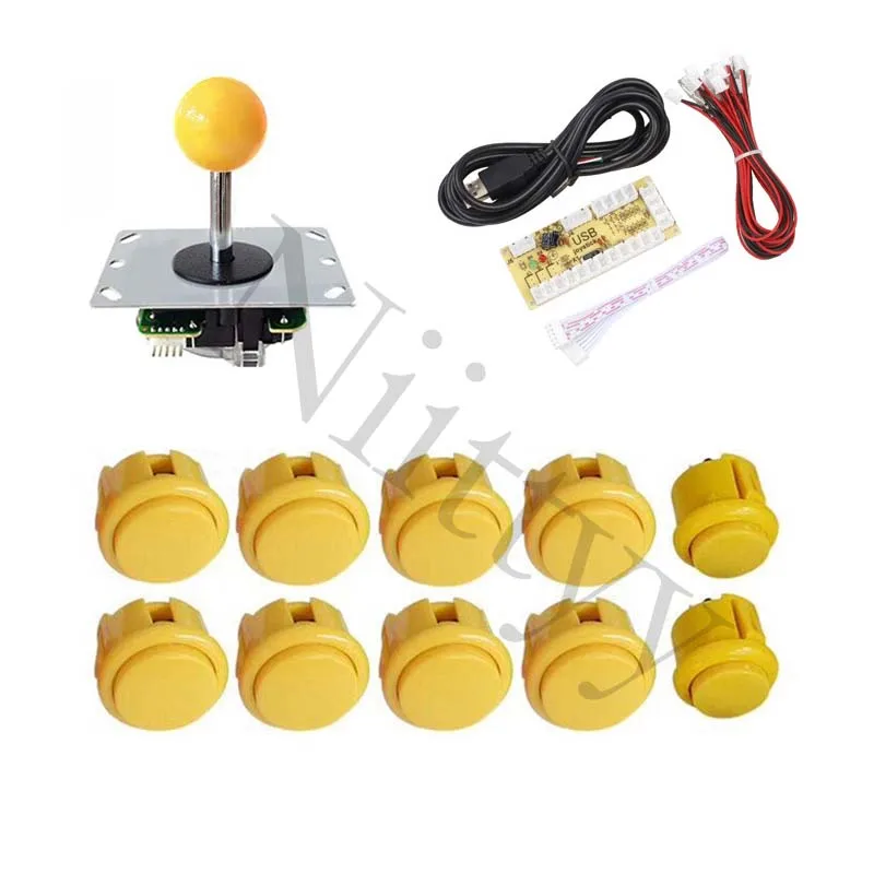 2 Джойстик с нулевой задержкой DIY Kit аркадная игра USB энкодер ПК с джойстиком аркадная Кнопка DIY Боевая палка для Mame Jamma - Цвет: 2