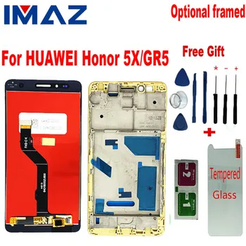 

IMAZ For Huawei Honor 5X KIW-AL10 KIW-L21 KIW-L22 FHD LCD Display Touch Screen Digitizer Assembly Replacement For Huawei GR5 LCD