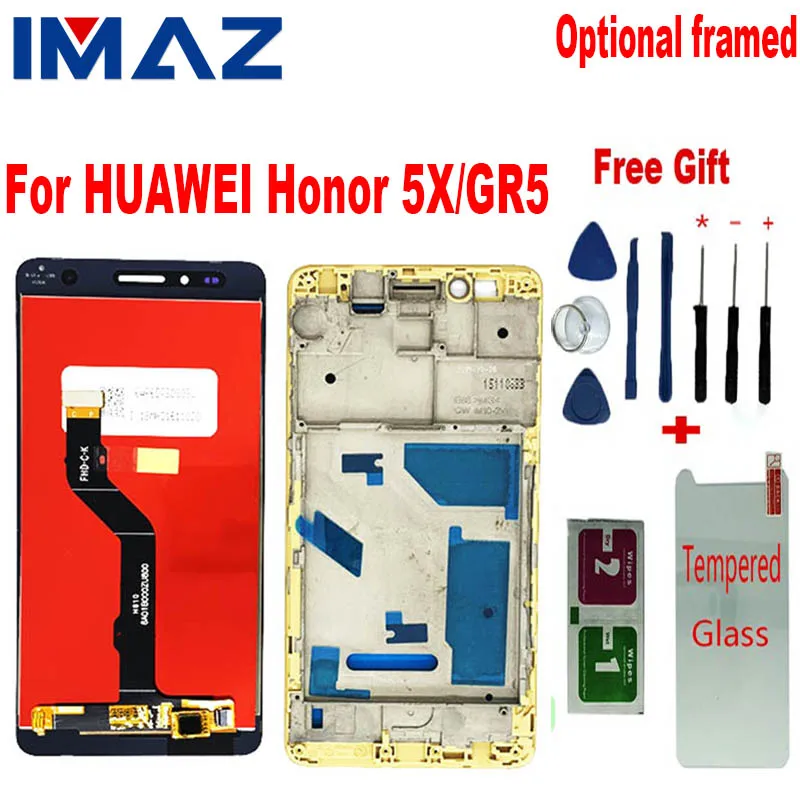 IMAZ для Huawei Honor 5X KIW-AL10 KIW-L21 KIW-L22 FHD ЖК-дисплей сенсорный экран дигитайзер в сборе
