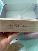 Night-Light Wooden-Base Christmas-Gift Photo-Customized Wedding DIY Holiday for USB 3D