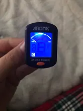 Guitar Tuner Chromatic Bass Ukulele Rotatable Black for Acoustic Lcd-Display