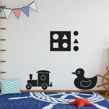 

New Cute Children Random Toys Wall Sticker Design Decal Home Kid's Room Decoration A00150