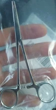 Oauee 12,5 16 18cm herramienta de mano fórceps hemostáticos para pelo pinza de pesca Alicates de bloqueo la depilación herramientas curvado/punta recta