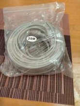 ANPWOO 5M/10M/20M/30M opcional, 2,1mm/5,5mm jack RJ45 + DC de extensión Ethernet Cable CCTV para cámaras IP sistema NVR