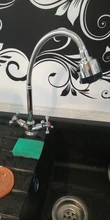 Faucet Kitchen-Appliances 304-Stainless-Steel Sink Pipe-Fittings Connection Spout Single-Handle