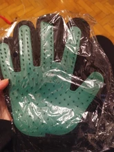 Glove Massage Pet-Grooming-Glove Deshedding-Brush Dog for Cat with Long Short-Fur Effective