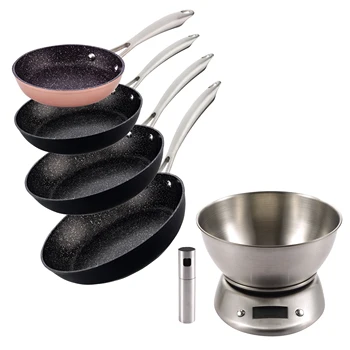 

SAN IGNACIO pack's kitchen sauce pans, balance and spray Kitchen Collection Foodies
